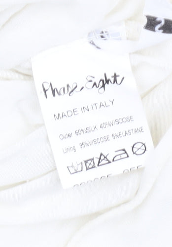 Phase Eight Women Ivory S Silk Viscose Dress