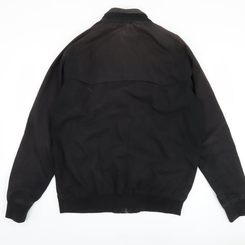 Le Breve Men's Black XL Bomber Jacket