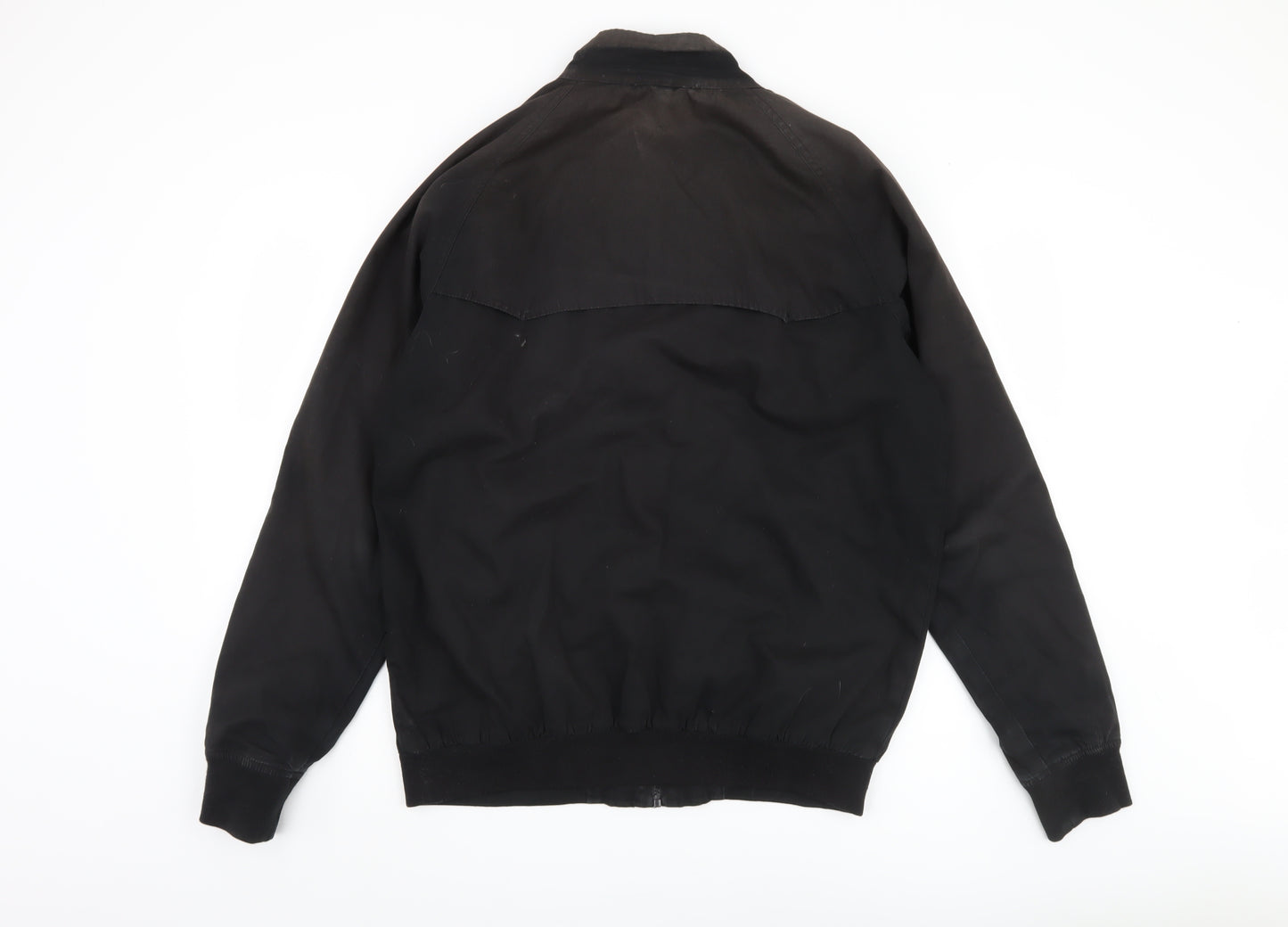 Le Breve Men's Black XL Bomber Jacket