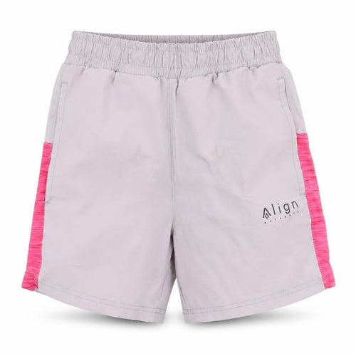 Align Girls Grey & Pink Shorts, Size 10-11, Elastic Waist