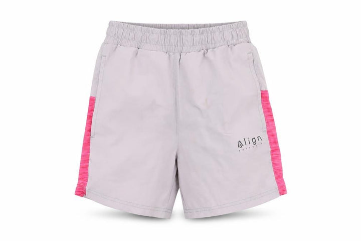 Align Girls Grey & Pink Shorts, Size 10-11, Elastic Waist