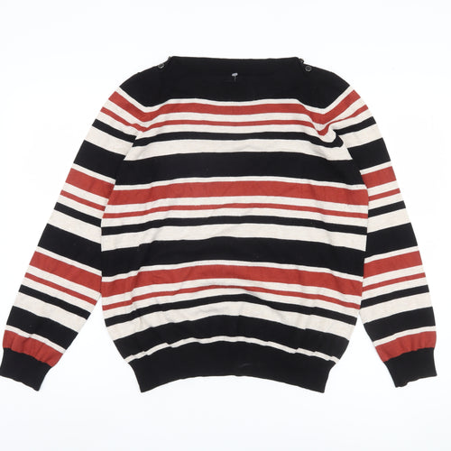 Debenhams Women's Multicoloured Striped Pullover Jumper Size 18