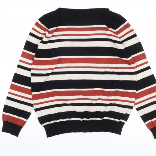 Debenhams Women's Multicoloured Striped Pullover Jumper Size 18