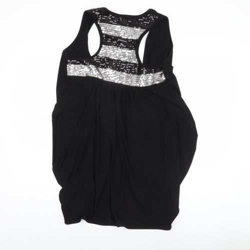 Joseph Ribkoff Women's Black Sequin Tank Size 10