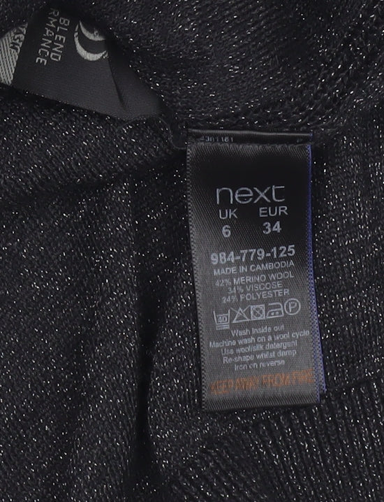 Next Women's Black Pullover in Size 6