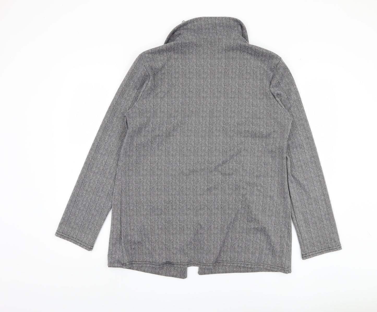 Select Women's Grey Blazer, Size 14, Herringbone