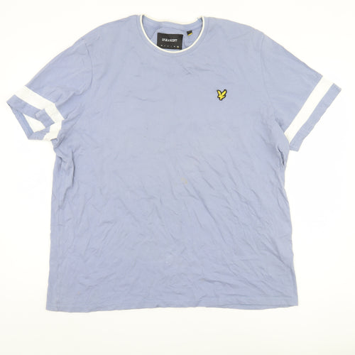 Lyle & Scott Men's Blue XL Logo T-Shirt
