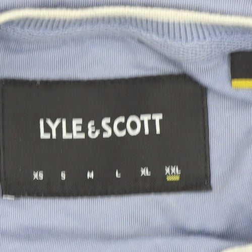 Lyle & Scott Men's Blue XL Logo T-Shirt