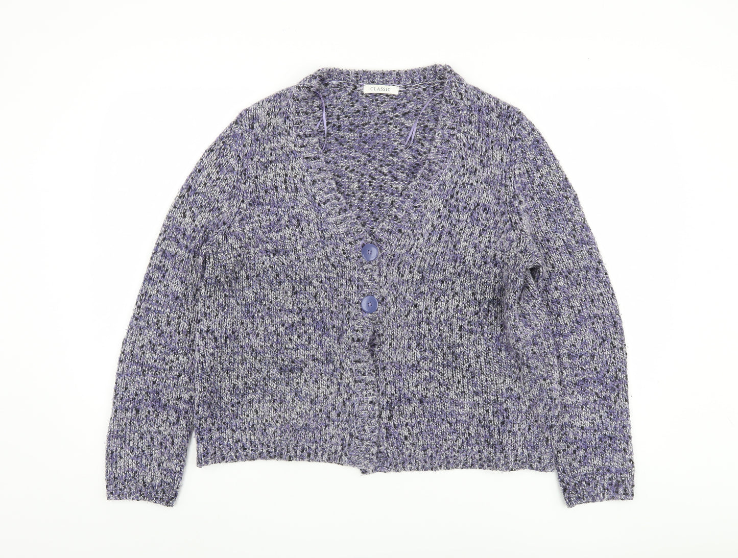 Marks and Spencer Women's Purple Cardigan UK 14