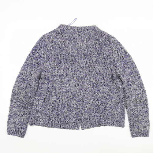 Marks and Spencer Women's Purple Cardigan UK 14