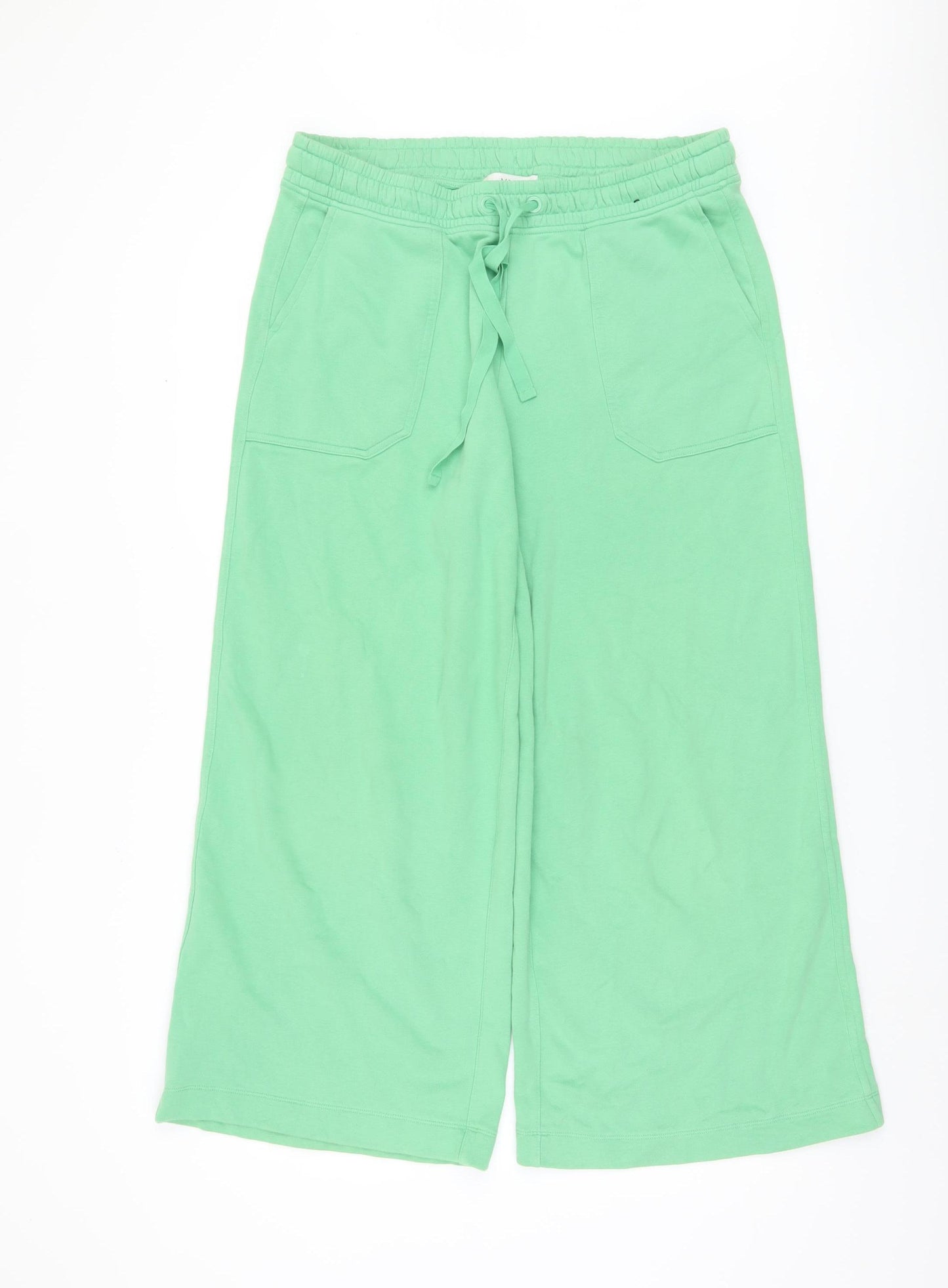 Marks and Spencer Women's Green Jogger Trousers Size 14