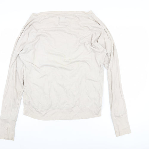 Superdry Women’s Beige Long Sleeve Top - Size S