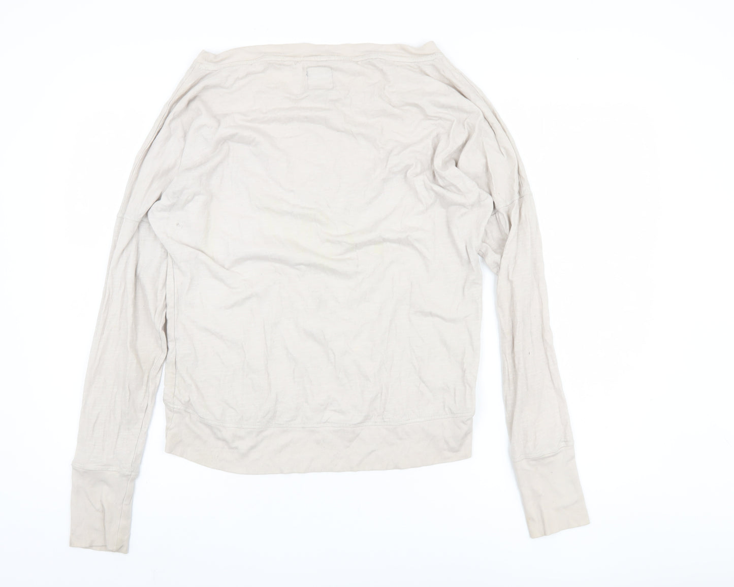 Superdry Women’s Beige Long Sleeve Top - Size S