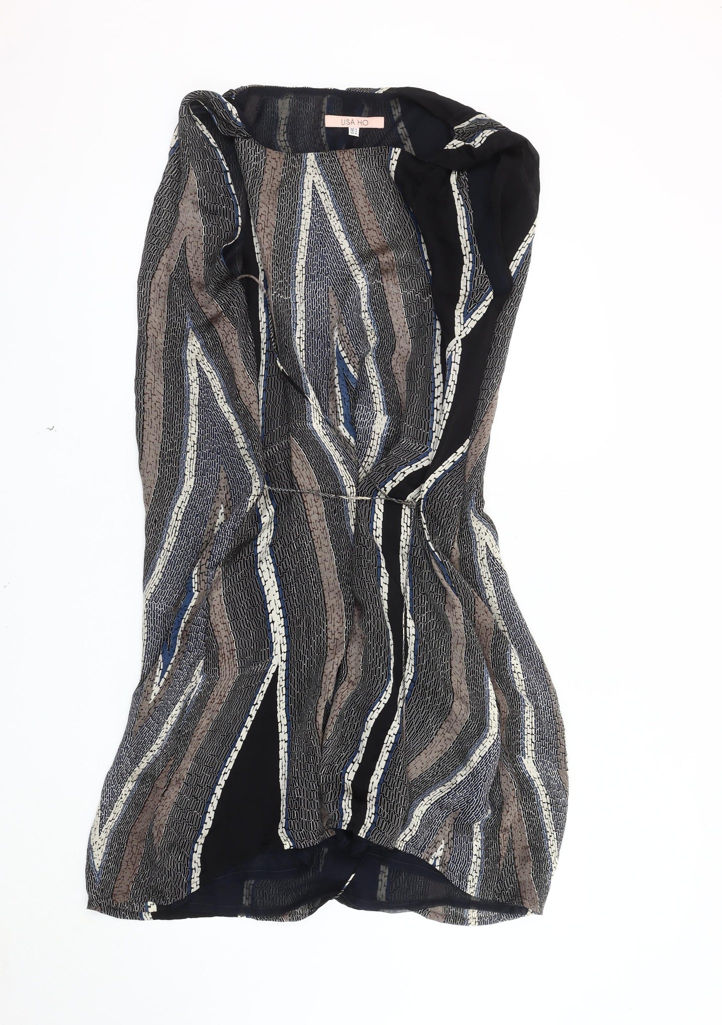 Lisa Ho Women's Multicoloured Geometric Dress, Size 8