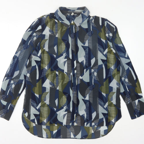 Next Women's Multicoloured Geometric Button-Up Shirt
