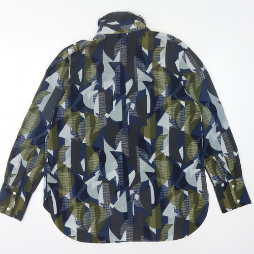 Next Women's Multicoloured Geometric Button-Up Shirt