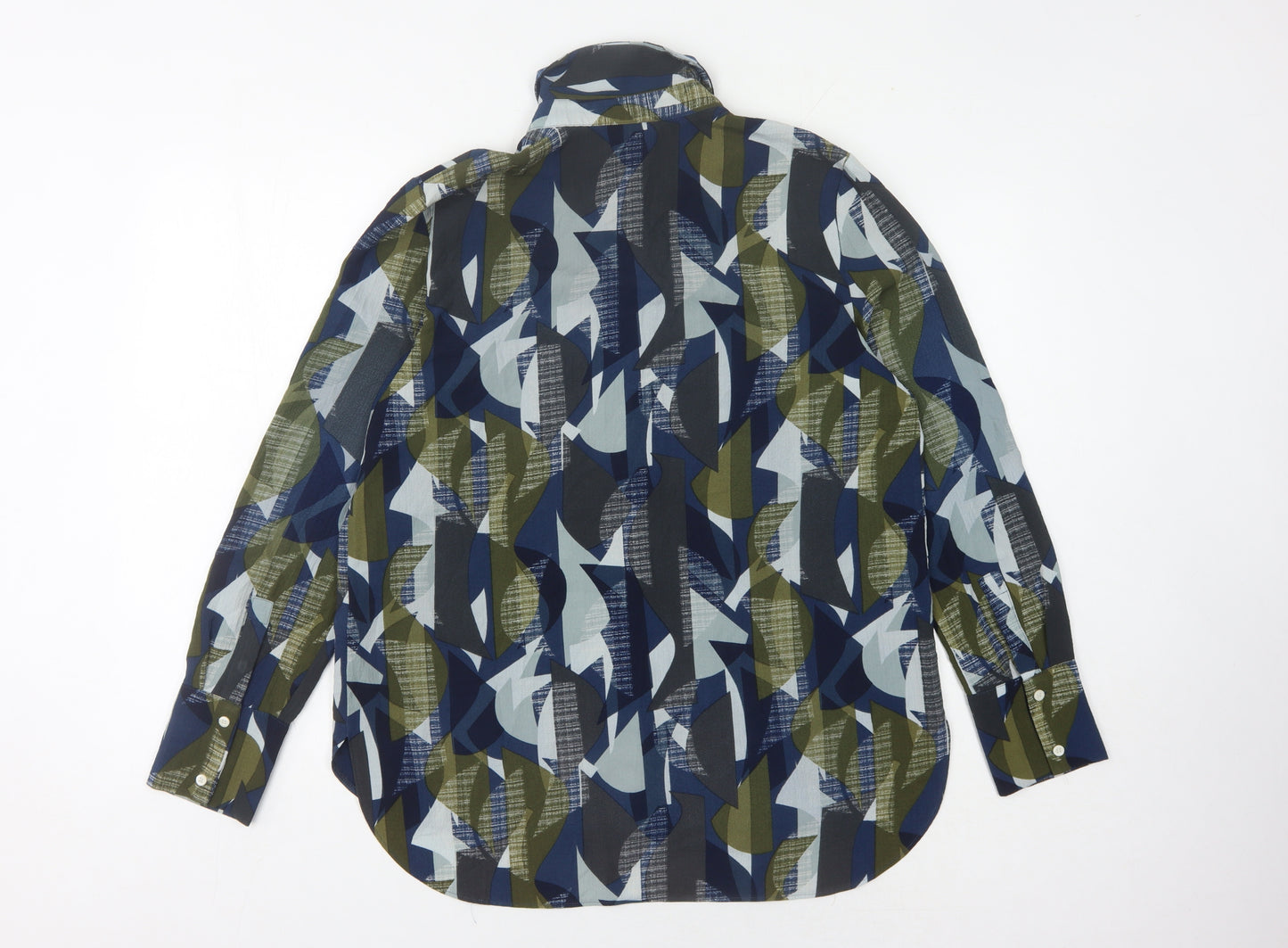 Next Women's Multicoloured Geometric Button-Up Shirt