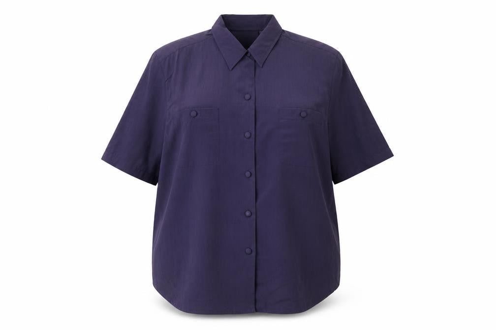 Principles Women's Blue Button-Up Shirt Size 18