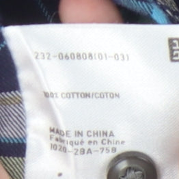 Uniqlo Men's Multicoloured S Plaid Button-Up Shirt