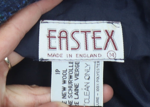 Eastex Women's Multicoloured Wool Pencil Skirt Size 14
