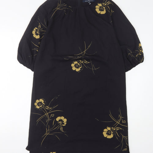 French Connection Women's Black Shift Dress Size 10