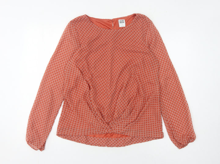 Vero Moda Women’s Red Geometric Blouse M
