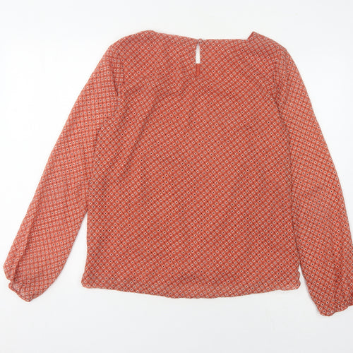 Vero Moda Women’s Red Geometric Blouse M