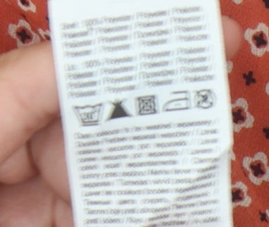 Vero Moda Women’s Red Geometric Blouse M