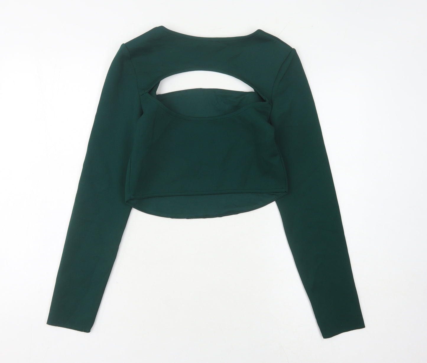 ZARA Women's Green Cropped Blouse M - New