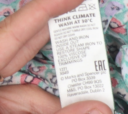 Marks and Spencer Women's Multicoloured Floral Blouse