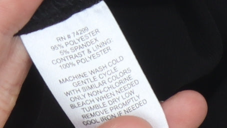 Enfocus Studio Women's Black Grey Sheath Dress Size 10