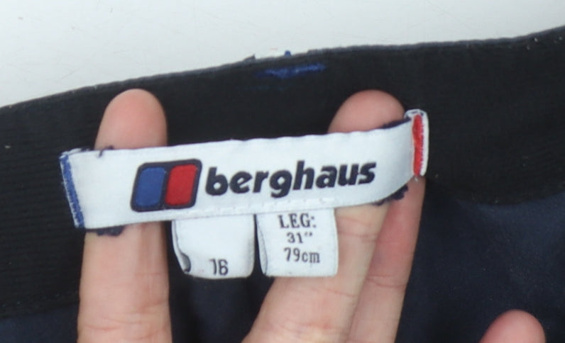 Berghaus Women's Blue Hiking Trousers, Size 16