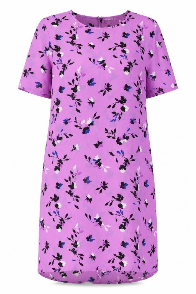 Jacqueline de Yong Women's Pink Floral Dress Size 12