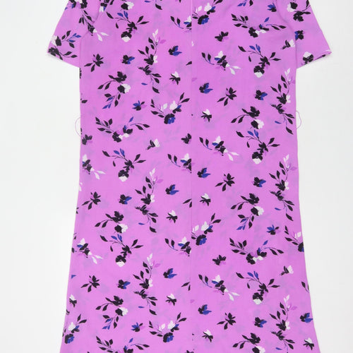 Jacqueline de Yong Women's Pink Floral Dress Size 12