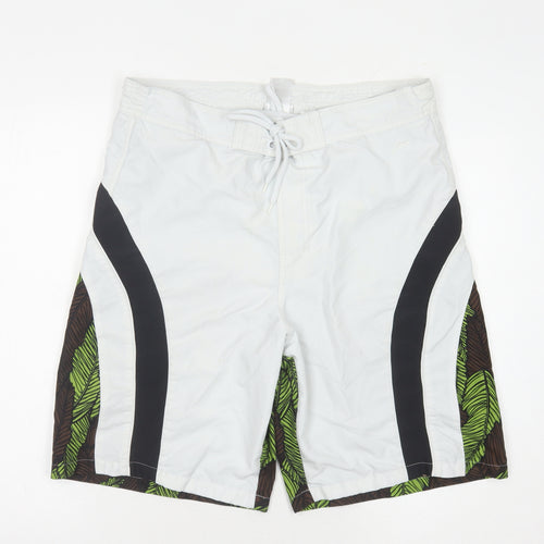 Speedo Men's Floral Swim Shorts - M, Tropical Black