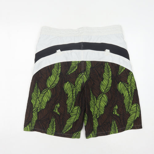 Speedo Men's Floral Swim Shorts - M, Tropical Black
