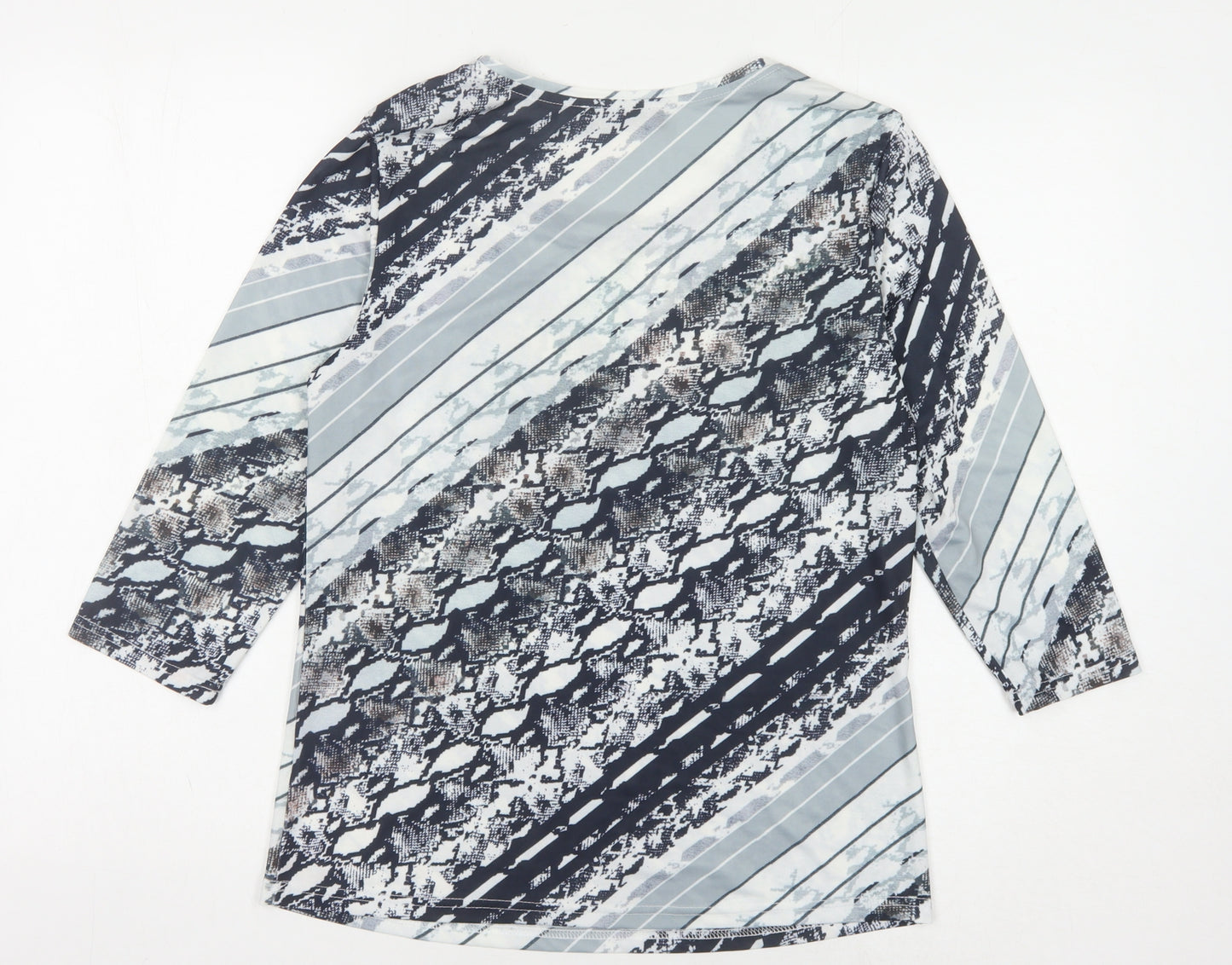 Alexara Women's Multicoloured 3/4 Sleeve Top Size 14