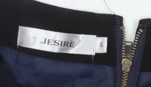 Jesiré Women's Blue A-Line Dress Size 6 Party Style