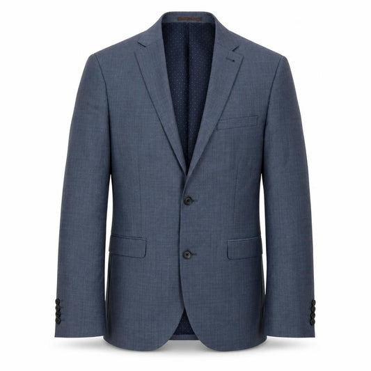 Front view of Next Men's Blue Blazer Jacket, size 38, Regular Fit