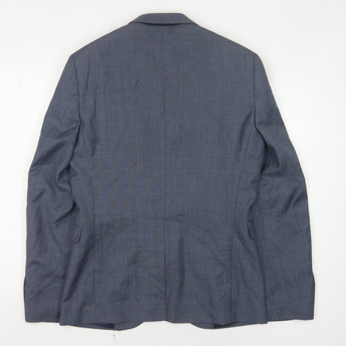 Next Men's Blue Blazer Jacket, Size 38, Regular Fit