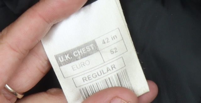 Scott & Taylor Men's Grey Regular Fit Jacket Blazer 42R