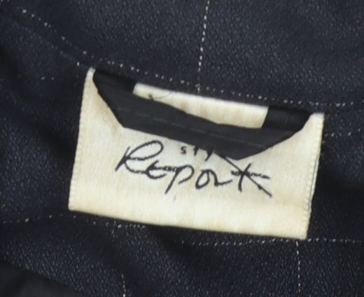 Report Women's Black Checked Suit Jacket, Size 12