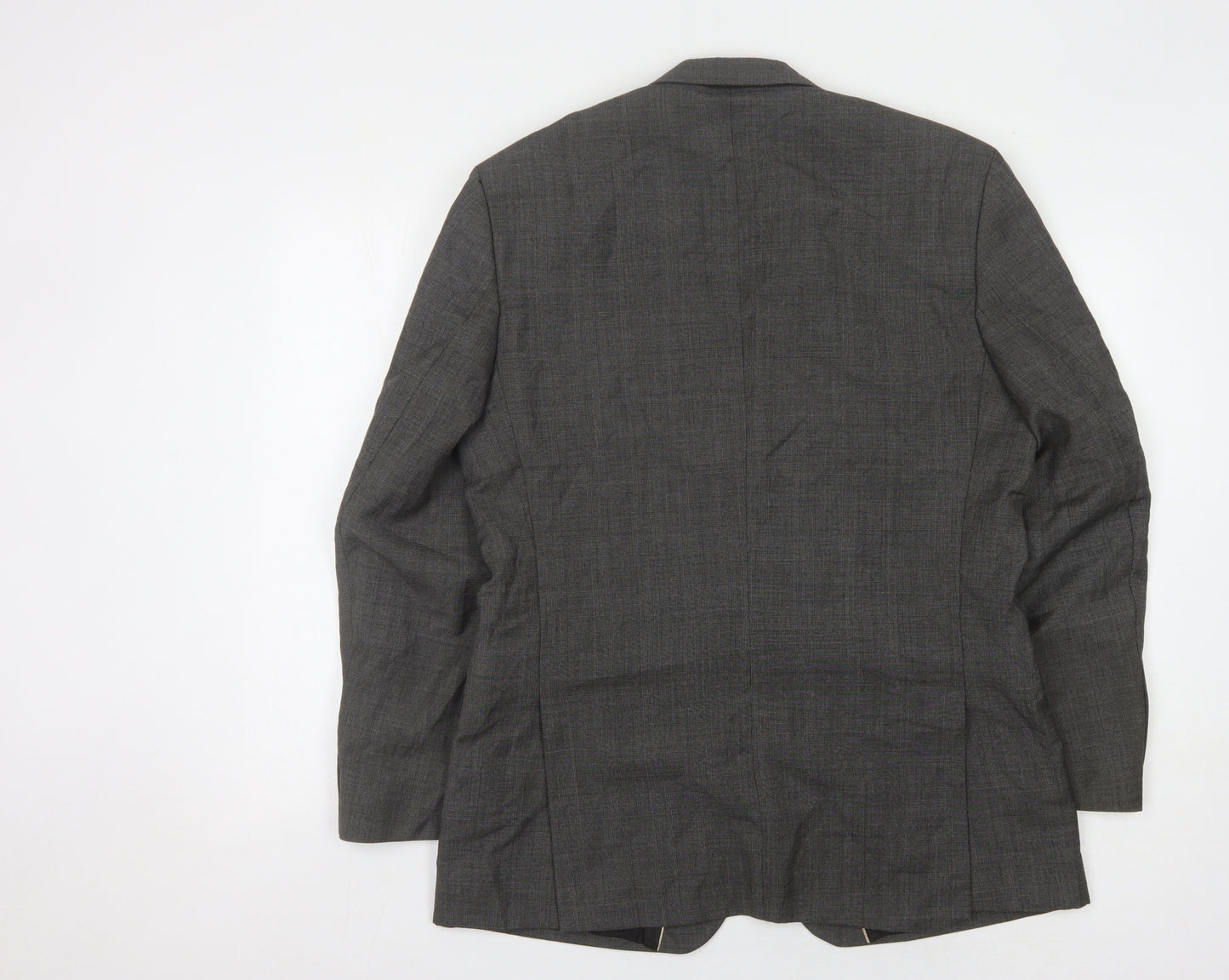 Jeff Banks Grey Men's Blazer, 40R, Wool, Formal Jacket