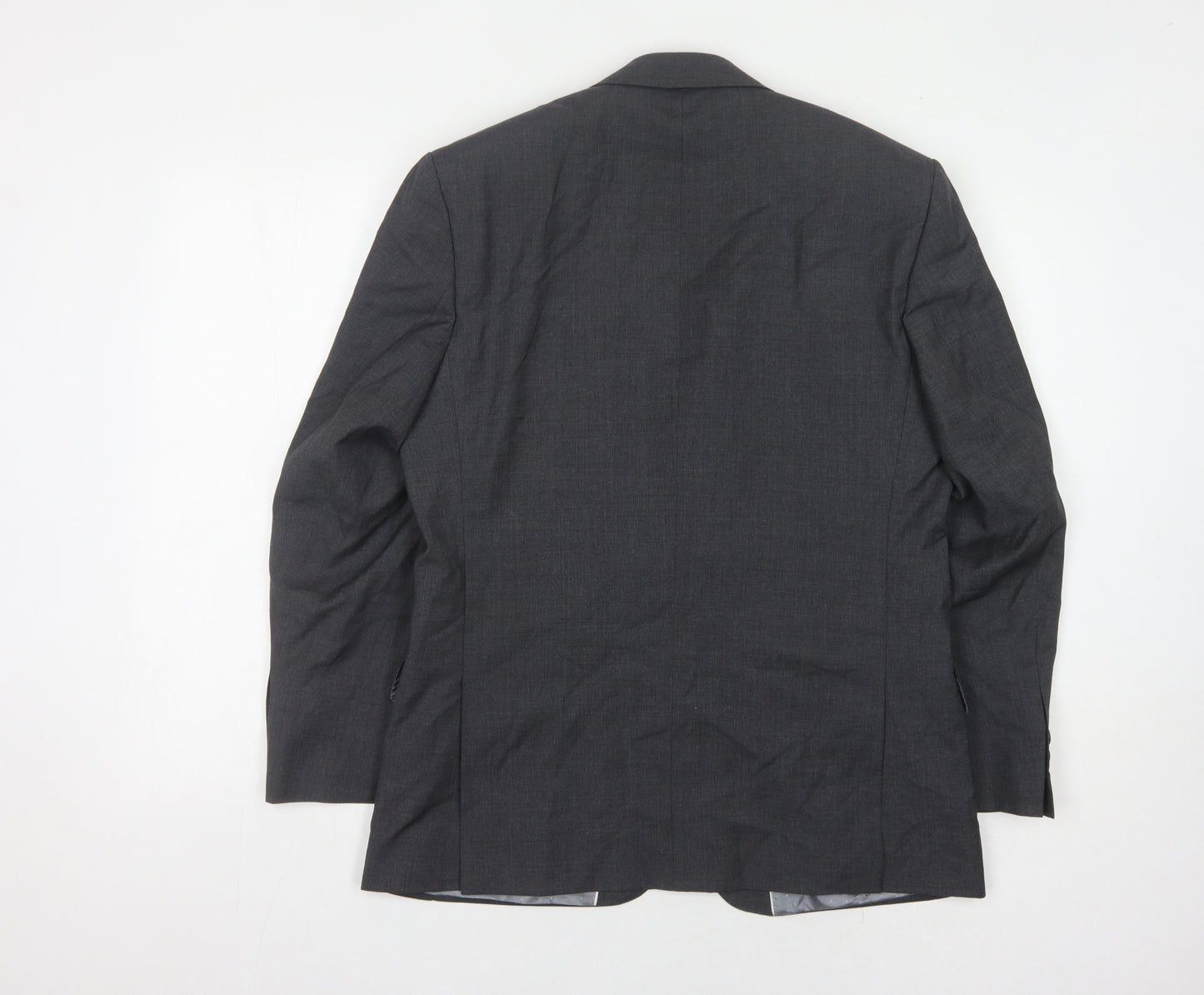 Racing Green Grey Classic Men's Blazer, Size 38 Short