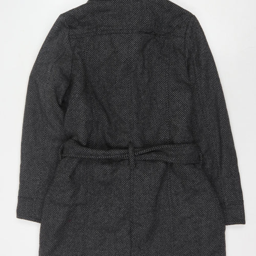O'Neill Women's Black Mid-Length Belted Coat XL
