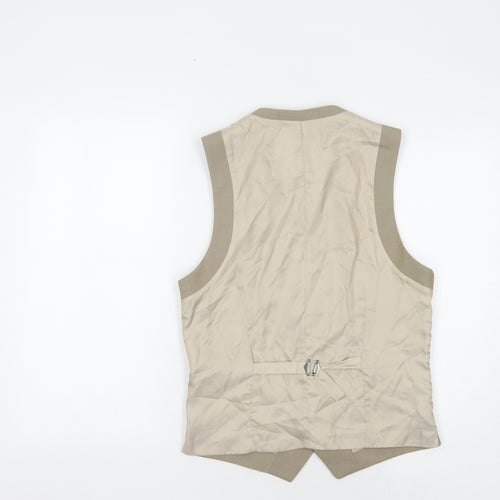 Topman Men's Beige Suit Waistcoat Size 36