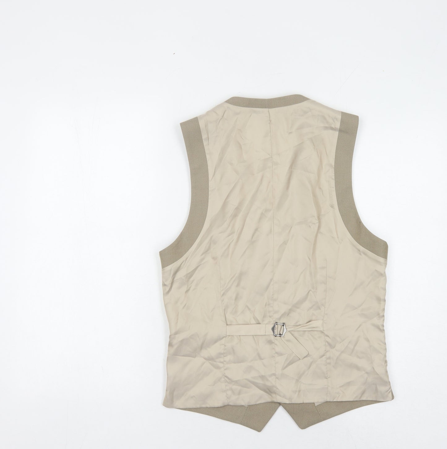 Topman Men's Beige Suit Waistcoat Size 36