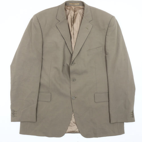 Sovereign Men's Brown Blazer 46 Long