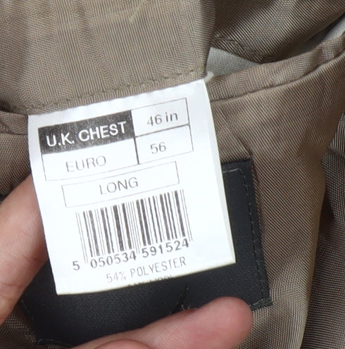 Sovereign Men's Brown Blazer 46 Long