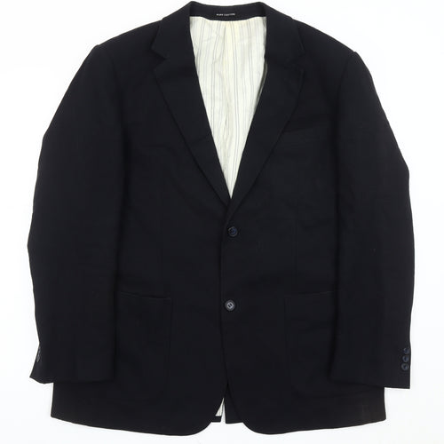 Debenhams Men's Black Regular Fit Blazer 42